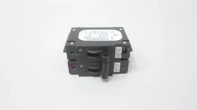 AIRPAX LELHK11-1-62-30.0-BK-01-V MINIATURE CIRCUIT BREAKER 30A AMP 250V-AC 2P