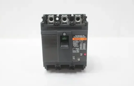 FUJI ELECTRIC EA103C MOLDED CASE CIRCUIT BREAKER 75A AMP 220V-AC 3P