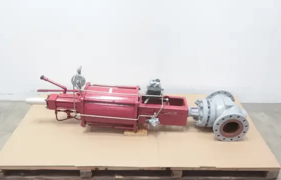 MASONEILAN 84-41355 SVI2-31123121 PNEUMATIC STEEL FLANGED CONTROL VALVE 6IN 300