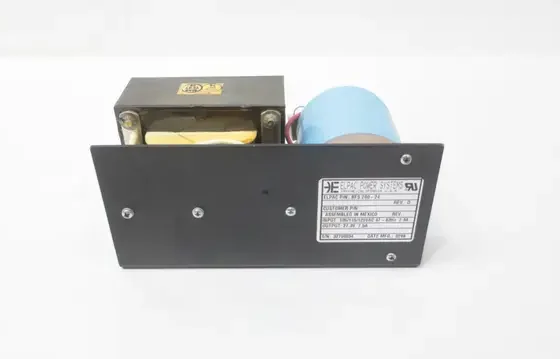 ELPAC BFS200-24 POWER SUPPLY 27.3V-DC 7.5A AMP 125V-AC