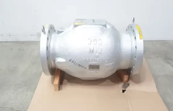 SPX M&J DAN-FLO 423-BNR-40 STEEL FLANGED AXIAL SURGE RELIEF VALVE 10IN 300