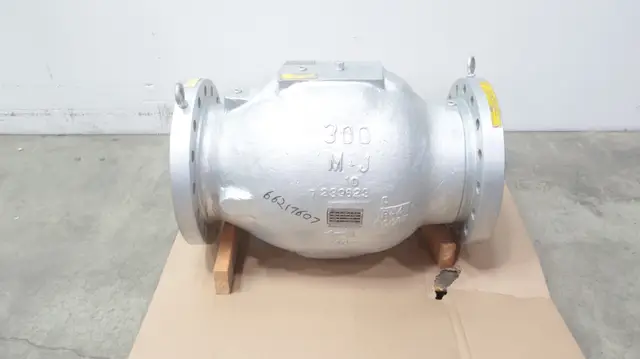 SPX M&J DAN-FLO 423-BNR-40 STEEL FLANGED AXIAL SURGE RELIEF VALVE 10IN 300