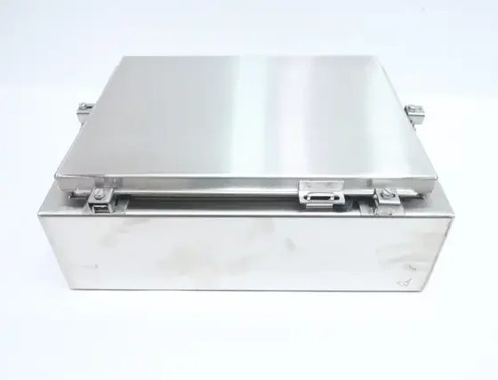 HOFFMAN A20H1606SSLP STAINLESS ENCLOSURE 6IN X 20IN X 16IN